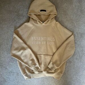 Essentials Beige Hoodie